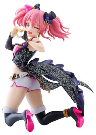 Banpresto BP28526P BP28526P Sammelfigur Mika Jougasaki The Idolm@Ster Cinderella Girls - Effect and Glitter Dress - Repaint Version, 16 cm, Mehrfarbig