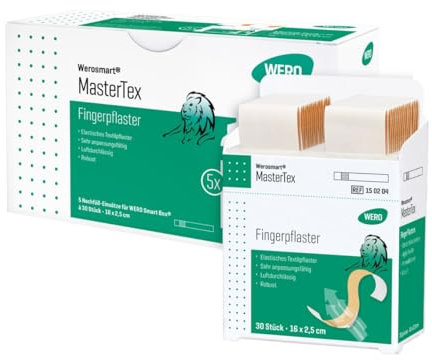 Werosmart® MasterTex Fingerpflaster (16 x 2,5 cm, 5, stück)