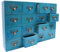 Holz Schublade Organizer Desktop Mini Kommode mit 16 Schubladen, Holz Schubladenschrank für Home Office Desktop Organizer und Storage