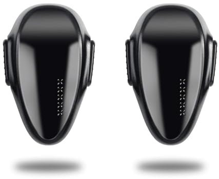 JAONLD 2 Stück Backofentür Kindersicherung, Kindersicherung Herd, Herdsicherung Kindersicherung, Doppel-Druck-Knopf, Backofentür Sperre zum Kleben, Backofen Baby Sicherung, Herdknopf Schutz (Schwarz)