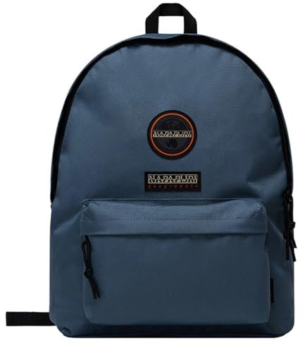 Napapijri Zaino Voyage Stormy Weather Blue, zaino classico con tasca frontale, Tempo Tempestoso, Taglia unica