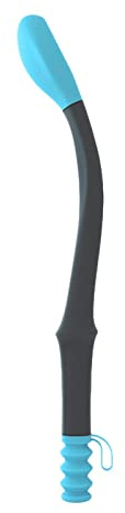 WC-Hilfe, 38,1 cm, lange Reichweite, Komfort-Bodenwischer für Toilettenpapiergriff, Blau, 01