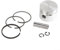 Kit de repuesto de pistón de compresor de aire de metal con 3 anillos, varios tamaños para accesorios de bomba de aire (48 mm)