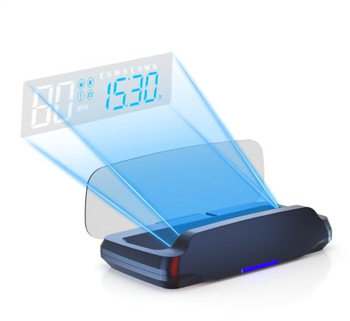 AMHVMU C7 GPS Tacho Head-Up Display - Digitaler Geschwindigkeitsmesser Universal für Alle Fahrzeuge