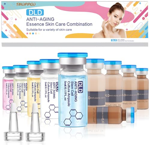 Micro Infusion Visage, Micro Needling Visage, Micro Needling Facial Glow | Raffermit la Peau et Illumine le Teint, 10 * 5ml