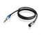 SIENOC 30cm Mikrofon Stecker Kabel 3pin XLR Y Splitter Kabel Adapter (6.5MM zu 3Pin XLR, Schwarz)
