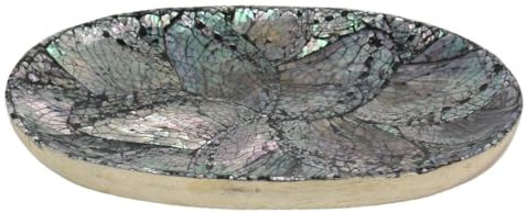Oriental Galerie Muschelschale Deko Holz Muschel Perlmutt Dekoration Seifenschale Ablage, Design:Nr. 10