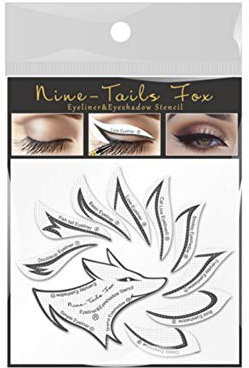 Allbestaye Lidschatten Schablone Aufkleber Eyeliner Make-up Tool Lazy Moulds Card Stencil Non-woven