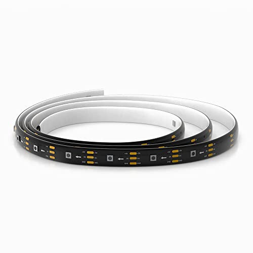 Striscia LED RGB WS2812B flessibile indirizzabile individualmente, PCB Dream Color Strip IP65, impermeabile, progetto fai da te con controllo (DC 5 V), per TV, feste, Natale, ecc. (1 m, 30 LED/m)