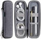 iDream365 Apple Federmäppchen-Halterung, schlanke Eva-Tragetasche/Tasche/Halter für Apple Pencils, Executive Füllfederhalter, Kugelschreiber, Eingabestift, Grau