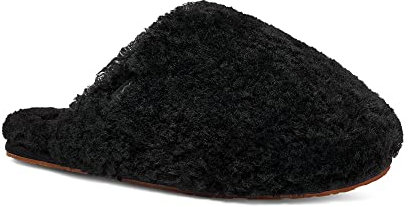 UGG Women's Maxi Curly Slide Slipper, Black, 4 UK