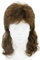 LeMarnia Perruque Mullet marron des années 80 pour homme - Pour Halloween, fête costumée