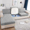 Elover Sofasitzbezug - wasserdichter Sofasitzbezug, elastischer Sitzbezug rutschfest, Sofasitzbezug mit dreidimensionalem Muster