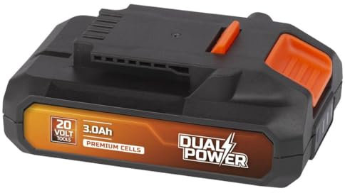 Power Plus Dual Power Akku POWDP9023-20V, 3.0Ah - für 20V-Werkzeuge - Leistungsanzeige-LEDs - Akku-Plattform - Ideal für Akkuschrauber, kleine Bohrmaschine, Bohrschrauber UVM