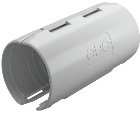 3000 MMS M32 LGR Quick-Pipe-Verbindungsmuffe M32, PP, lichtgrau, RAL 7035 (10 C62)