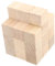 YIXNSW 30 Stück Holz Quadrat Würfel Bastelwürfel 40mm Klein Natürlich für Craft Painting DIY Dekoration
