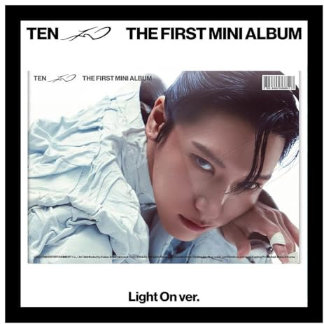 (PHOTO BOOK Ver.) TEN [TEN] The 1st Mini Album (LIGHT ON Ver +Store Gift NCT Photo Card) K-POP SEALED