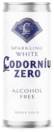 Codorniu 0.0 Percent Alcohol-Free Sparkling White Wine 12x250ml Cans
