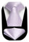 Corbatas Lila Hombre Modernas Corbata y Pañuelo de Boda Conjunto Corbatas de Business
