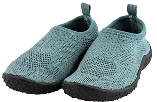 Sterntaler Badeschuhe einfarbig - Baby Aquaschuhe schnelltrocknend - Unisex Schwimmschuhe mit ergonomischer Sohle - flexible & bequeme Kinder Strand Slipper - Bademode - Farbe jadegrün, Größe 26