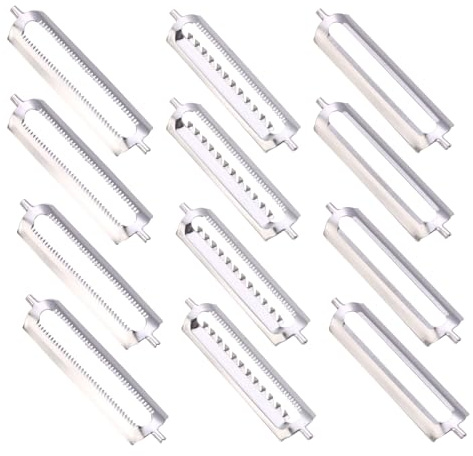 12er-Pack Ersatzschälklingen, Schälerklingen, Kartoffelschäler, Kartoffelschäler mit Flachschliff-Ersatzklingen, einfache Installation