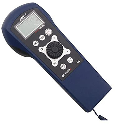 Digitaler Drehzahlmesser, Drehzahlmesser, Tragbares Stroboskoplicht DT328E Handheld-Digital-Stroboskop-Drehzahlmesser mit einem Bereich von 60 bis 120.000 FPM zur Gerätefehlererkennung und -wartung Ge