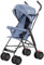 4 Kinderwagen mit leichtem Rahmen, Kinderwagen mit mehreren Positionen, kompakt und leicht, von 6 Monaten bis 4 Jahren, bis zu 25 kg, Beinstütze – verstellbares Verdeck mit einem großen Korb-D-blau