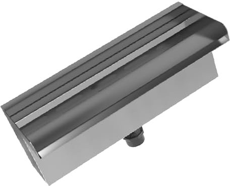 Sfioratore Flessibile per Cascata per Stagno in Acciaio Inossidabile 304, Sfioratore per Cascata per Piscina in Acciaio Inossidabile con Ampia Apertura per Piscina Paesaggistica