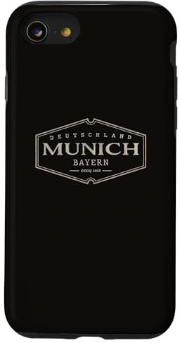 Hülle für iPhone SE (2020) / 7 / 8 Historisches München Deutschland | München Bayern Deutschland