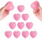 Herz Love Rosa Antistressball, 10 Stück