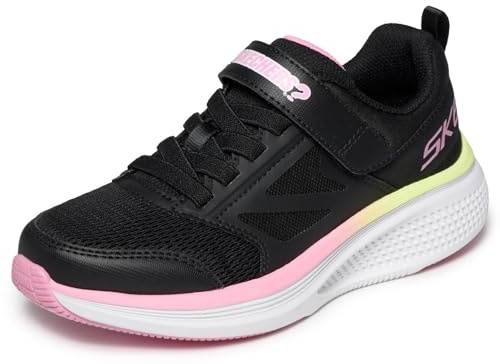 Skechers Mädchen Go Run Elevate 2.0 Find MySneaker | Athletische, luftgekühlte Goga-Matte, High-Rebound-Dämpfung, Locator-Tag-Fach