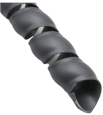 2/5/10Meters 8mm ~ 40mm Line Organizer Pipe Protection Flexible Spiral Wrap Winding Cable Wire Protector Cable Sleeve Cover Tube(Grey,ID 35MM_2 METERS)