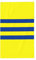 Rayures jaunes et bleues – Drapeaux de jardin d'extérieur de 0,9 x 1,5 m, décoration résistante aux intempéries pour porche, terrasse, pelouse, design facile à installer et à laver
