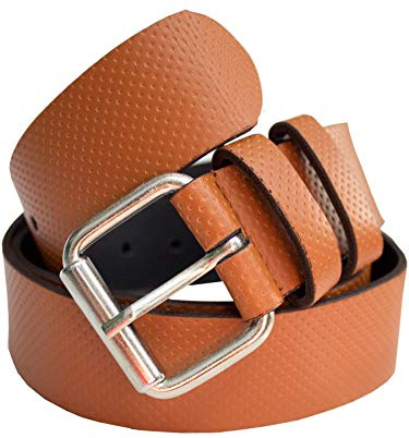 Kruze Designer New Mens PU Leather Buckle Belt For Jeans Belts Big Tall King Sizes