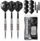 DESIGNA DARTS Meteors D8645 Dart-Set mit Stahlspitze, 90 % Wolfram, M1, Schwarz und Rot, 36 g