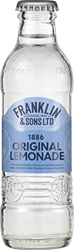 Franklin & Sons 1886 Original Lemonade | 24 x 200ml Bottle Case | Traditional Recipe | Founded 1886 | Sharp, Sweet And Crisp | Fresh Lemon Taste
