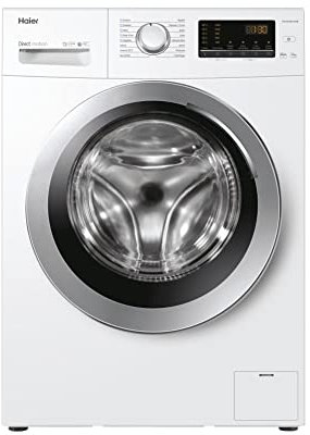 Haier Series 30 HW100-SB1230N Lavatrice, 10 Kg, 1200 Giri, Opzione Vapore, Trattamento Antibatterico, Bilancia Interna, Classe A, 59x60x85 cm, Bianco