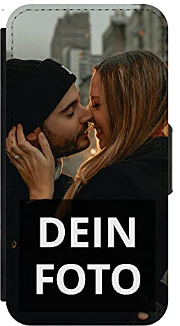 PhotoFancy Handyhülle passend für iPhone 12 Pro Handyhülle mit eigenem Foto Bedrucken – Smartphone Case als personalisierte Schutzhülle (Flipcase)