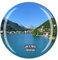 Kühlschrankmagnet See, St. Moritz, Schweiz, Kristall, Touristen, Souvenir, Geschenk-Kollektion, Kühlschrankmagnet, magnetischer Aufkleber