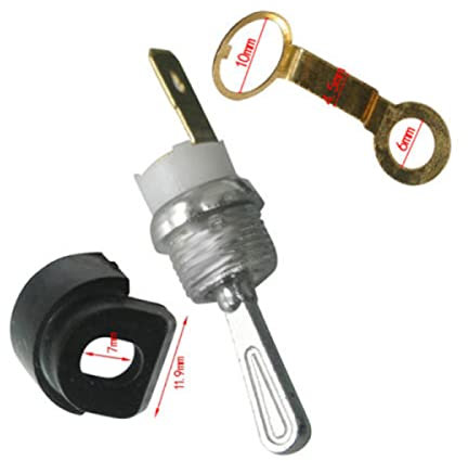 DAZZLEEX 2 Set On/Off Spring Stop Interruttore w/Boccola Adatto Per Cinese 4500 5200 5800 Motosega