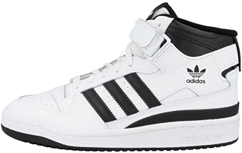 Adidas Forum Mid J Sneaker, FTWR White Core Black FTWR White, 39 1/3 EU