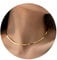 Hipwope 14K Gold/Silver Plated Snake Chain Necklace，Herringbone Necklace For Women Gold Filled Flat Chain Necklace for Women Girl Gifts Jewelry Adjustable Necklace 3/5MM(W) 16/18 20/22/24(L)