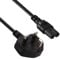 2 Pin Mains Power Lead Fig Figure 8 Cable Charger Compatible with Samsung UE40H5000AK 40 Inch LED LCD TV Television UK Wall Cord 1.8M