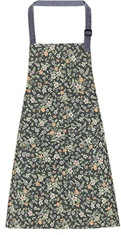 FAIRYGATE Womens Cleaning Apron Women's Cleaning & Janitorial Adjustable Bib Aprons with Long Ties for Women Men 18 Colors Chef Kitchen Cooking A3923