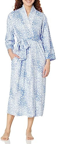N Natori Damen Robe Länge 124,46 cm, Blaue Orchidee, X-Large