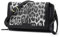 Peacocktion Damen Umhängetasche, Kleine Crossbody Taschen Schultertasche, Handgelenkstaschen Geldbörse mit Crossbody und Handgelenk 2 Riemen, Handytasche zum Umhängen, 04-Schwarz Leopardenmuster
