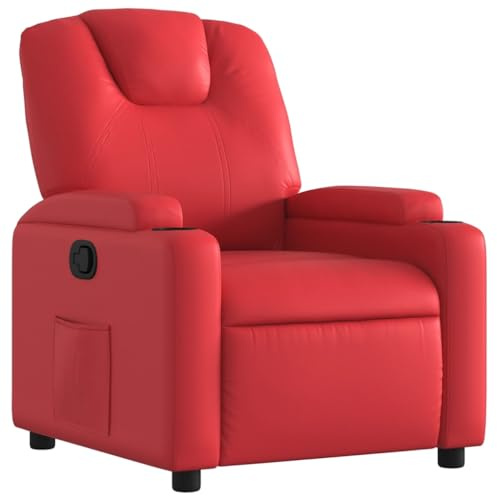 vidaXL Relaxsessel Rot Kunstleder