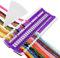 Stickgarn Organizer Mit 50 Positionen Kunststoff-Schaum Kreuzstich Thread Organizer Mit 15 Ersetzen Papierstreifen Und 5 Nadeleinfädler Für Fadenorganizer, Diy NäHwerkzeuge Sticken Zubehör（Lila）