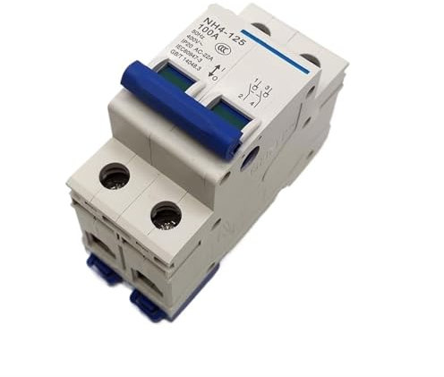 Interrupteur sectionneur NH4-125 2P 32A 63A 100A 125A, interrupteur d'isolement, disjoncteur d'isolement, 1 pièce(125A)