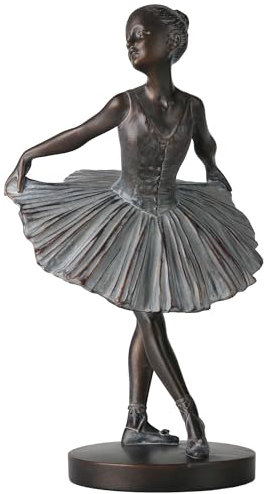 Grace4Joy Vineyard Carvings Ballerina Tanzendes Mädchen Figur (Bronze-Dancing)